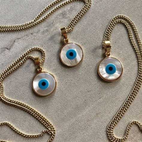 Evil Eye Nazar Pendant Protection Charm Necklace Authentic - Etsy | Evil eye necklace, Eye ...