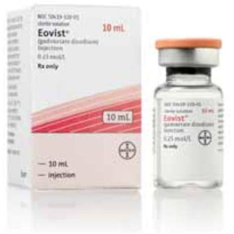 Gadavist Contrast Media Gadobutrol 1 mmol / mL Intravenous Injection Single Dose Vial 7.5 mL