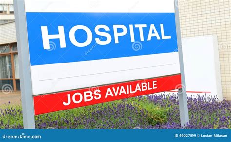 Hospital jobs stock image. Image of blue, insurance, directions - 49027599