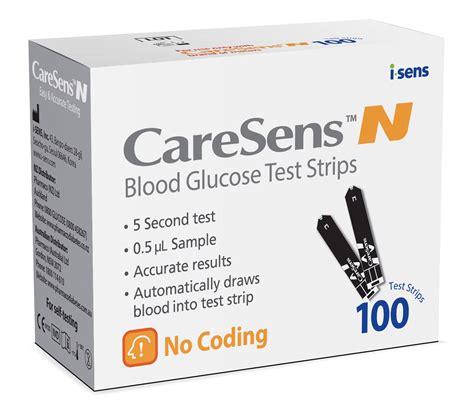 CareSens N Blood Glucose Test Strips 100pk – Diabetes Shop