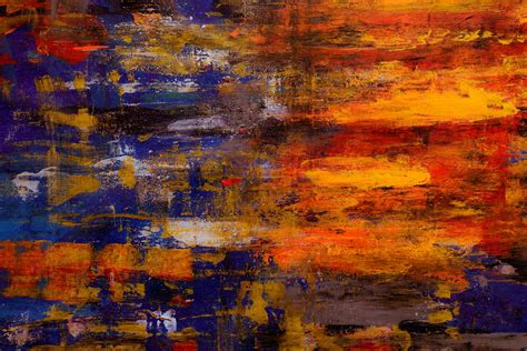 Blue and Orange Abstract Art · Free Stock Photo