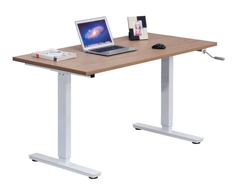 Crank Handle Height Adjustable Computer Desk - Buy Computer Desk,Adjustable Height Desk ...
