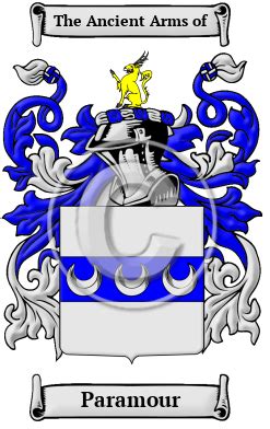 Paramour Name Meaning, Family History, Family Crest & Coats of Arms