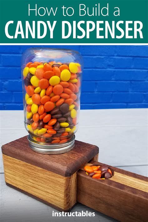 How to Build a Candy Dispenser | Woodworking candy dispenser, Candy ...