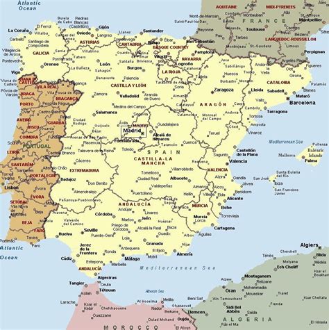 San Pedro Spain Map | secretmuseum