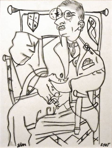 Igor Stravinsky (after Picasso) Painting by Eden Maxwell | Saatchi Art