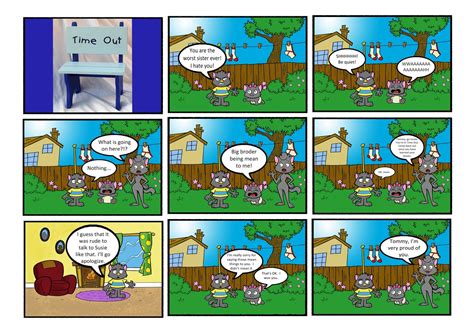 Chelsea's Digital Art Blog: 9 Panel Comic Strip