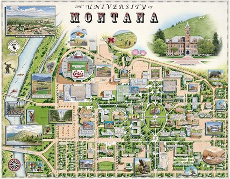 University Of Montana Campus Map - District Of Columbia Metro Map