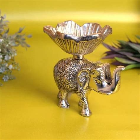 Brass Elephant Dry Fruit Bowl Showpiece at Rs 631/piece | Jaipur | ID: 2850782655662