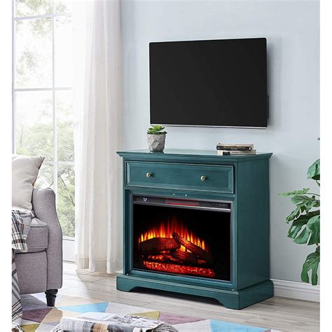 32'' Segmented TV Stand With Electric Fireplace - Walmart.com