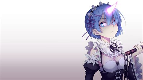 Rem Re Zero 4K Wallpaper