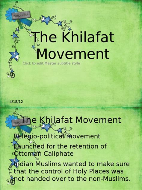 Khilafat Movement | British Raj | Caliphate