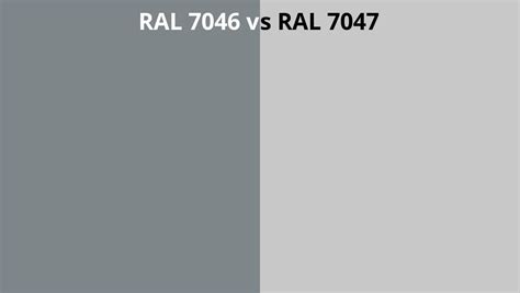 RAL 7046 vs 7047 | RAL colour chart UK