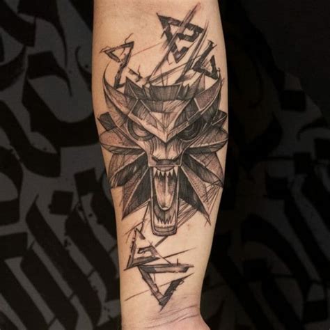 101 Best Witcher Wolf Tattoo Ideas You Have to See to Believe!