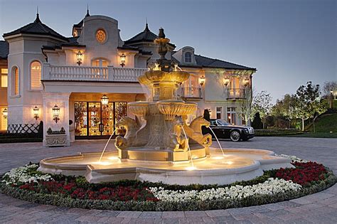 My dream house,car and fountain!! | Mansions, Luxury homes dream houses ...