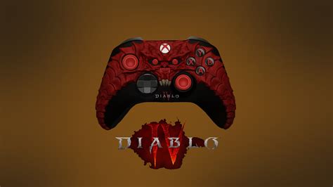 STL file Xbox Series Diablo IV Controller - Diablo Fury・3D print model ...