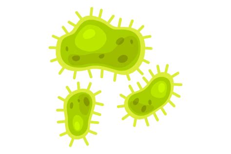 Cartoon Germ. Disease Molecule. Infectio Graphic by yummybuum · Creative Fabrica