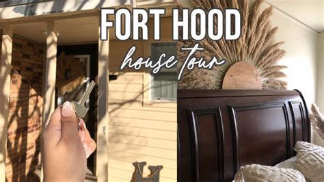 FORT HOOD HOUSE TOUR | MILITARY HOUSING | MILITARY WIFE - YouTube