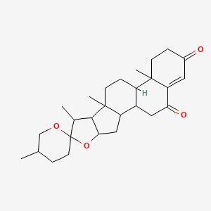 Diosgenin-3,6-dione | C27H38O4 | CID 3089062 - PubChem