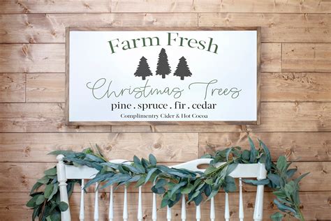 Christmas Tree Farm Sign Christmas Tree Farm Sign Large | Etsy