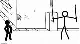 Stickman Coloring Pages Sketch Page sketch template