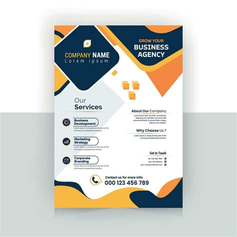 Corporate business flyer poster pamphlet brochure. Modern creative flyer Design. Business A4 ...