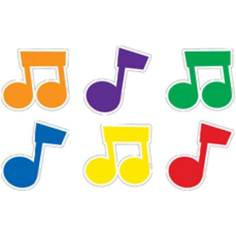 Colourful Music Notes - ClipArt Best