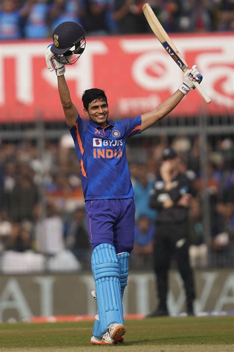 Shubman Gill celebrates another hundred | ESPNcricinfo.com