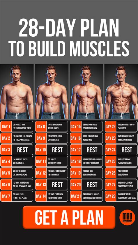 Muscle building workout plan for men get yours – Artofit