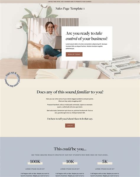 Sales Page Templates for Squarespace — Big Cat Creative - Squarespace ...