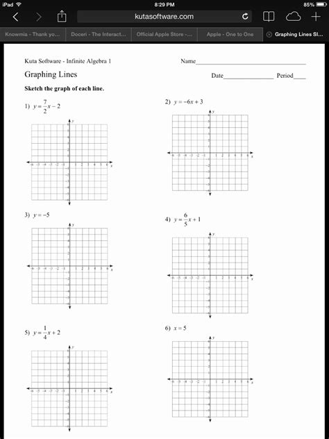 50 Algebra 1 Functions Worksheet