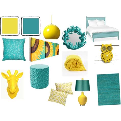 Pin by April King on No Place like Home | Yellow and teal bedroom, Teal ...