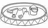 Sandbox coloring Page  Free Printable Coloring Pages sketch template