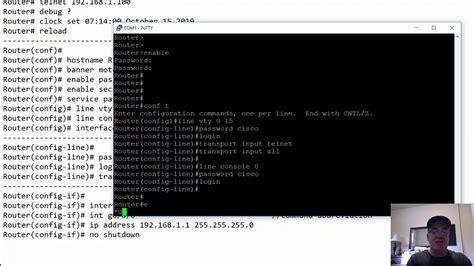 Basic Router & Switch IOS configuration commands - CCNA beginner