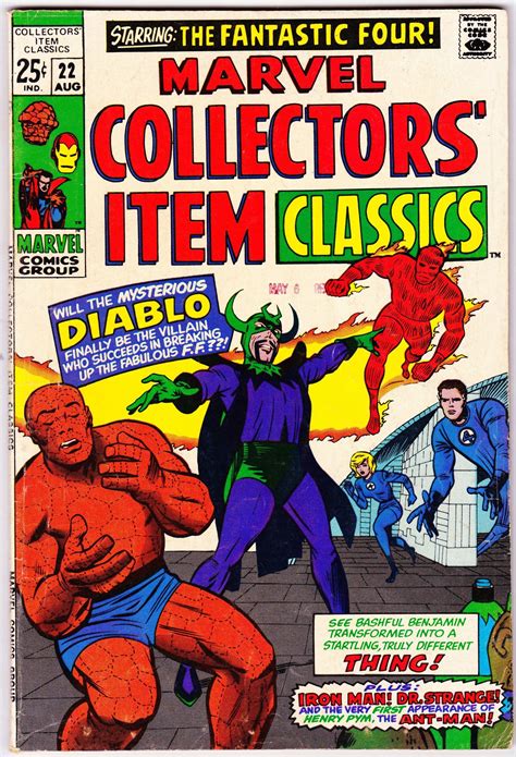 Marvel Collectors Item Classics 22 1966 August 1969 Marvel - Etsy | Marvel comics, Marvel comic ...