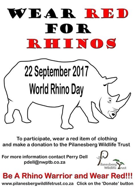 World Rhino Day 2017 - Pilanesberg Wildlife Trust