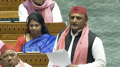 Akhilesh Yadav in Lok Sabha jabs BJP on NEET paper leak row EVM jobs - India Today