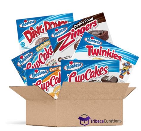 Hostess Snack Cake and Cupcake Lovers Variety Pack | 54 Cakes (Chocolate Cupcakes & Zingers,, 1 ...