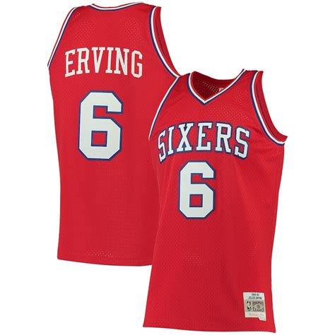 Julius Erving Jersey S-3X 4X 5X 6X XLT 2XLT 3XLT 4XLT 5XLT