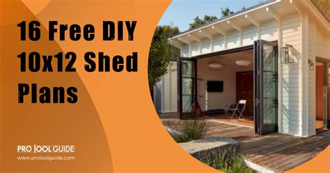 16 Free DIY 10x12 Shed Plans