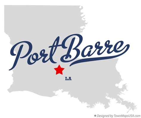 Map of Port Barre, LA, Louisiana