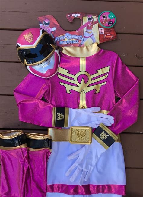 Power Rangers Megaforce Pink Deluxe Costume w/ Boot Covers & Gloves M 7/8 #fashion #clothing # ...