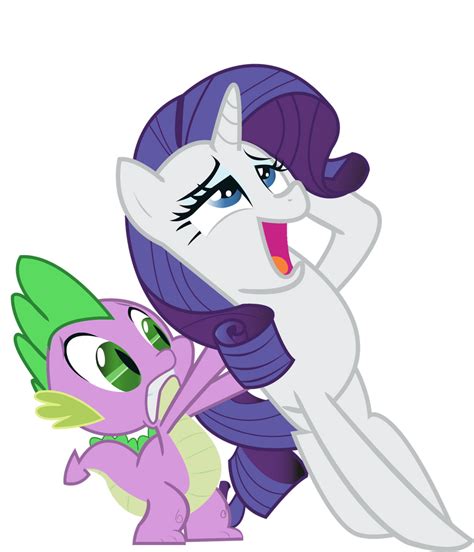 Rarity and Spike by JoeMasterPencil on DeviantArt