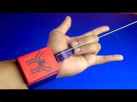 How to make the amazing spider man web shooter diy spiderman web marvel ...