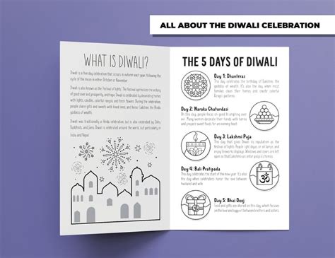 All About Diwali Printable Book Perfect Diwali Activity for - Etsy