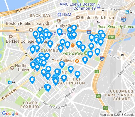 Map Of South End Boston - Draw A Topographic Map