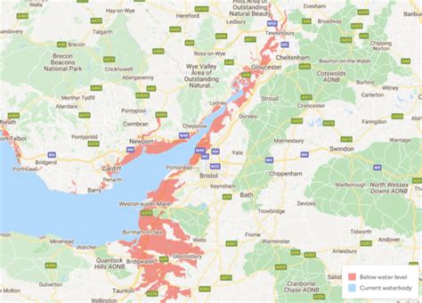 Staggering flood map exposes areas that may be underwater by 2030 | UK | News | Express.co.uk