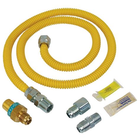 BrassCraft Safety+PLUS Gas Installation Kit for Dryer and Range (60,500 BTU)-PSC1081 K5 - The ...