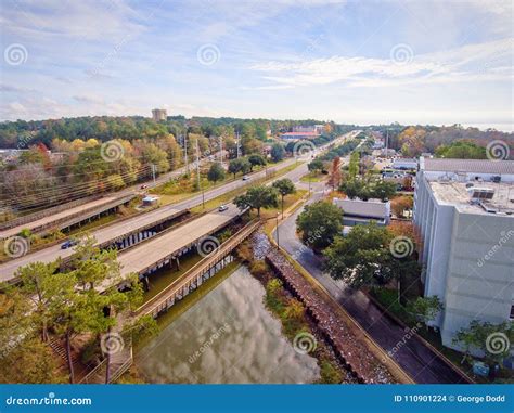 Daphne, Alabama on a Clear Autumn Day Stock Photo - Image of river ...