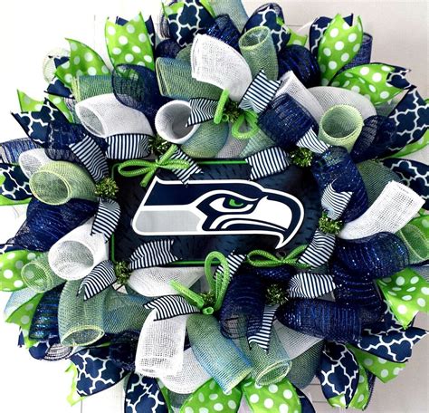 NFL Wreaths, Seattle Seahawks Wreath, Seattle Seahawks Decor, Seattle ...